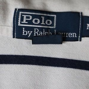 Ralph Lauren Shirts - Polo Mens Medium White/Blue Ralph Lauren Shirts - Polo Mens Medium White/Blue